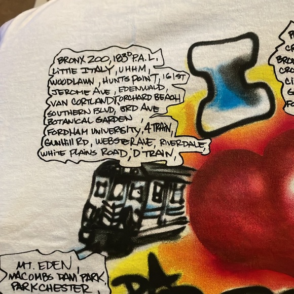 Awake Men’s Large white t-shirt.NWOTFire benefit. Limited release airbrushed - Picture 11 of 11